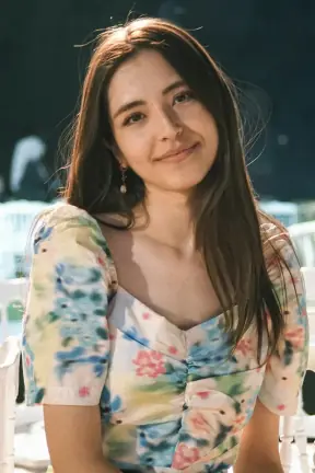 Long dark hair to soft face-framing layers